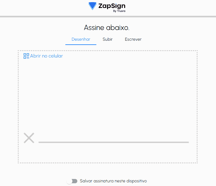 Como assinar um documento?